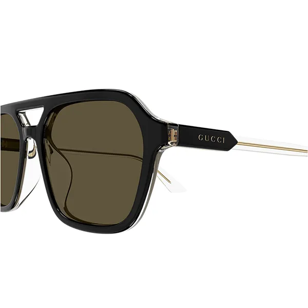 Kính Mát Nam Gucci Sunglass GG1823SA 003 Màu Nâu/Đen