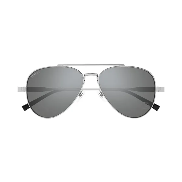 Kính Mát Nam Gucci Sunglass GG1874S 002 Màu Bạc