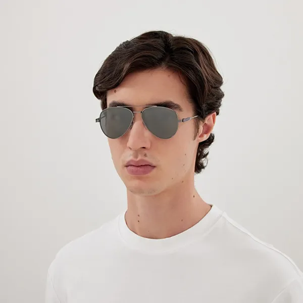 Kính Mát Nam Gucci Sunglass GG1874S 002 Màu Bạc