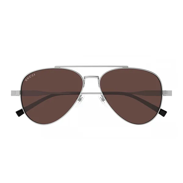 Kính Mát Nam Gucci Sunglass GG1874S 003 Màu Nâu/Bạc