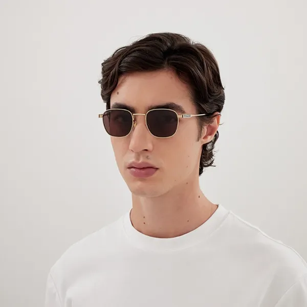 Kính Mát Nam Gucci Sunglass GG1876S 002 Màu Nâu/Gold
