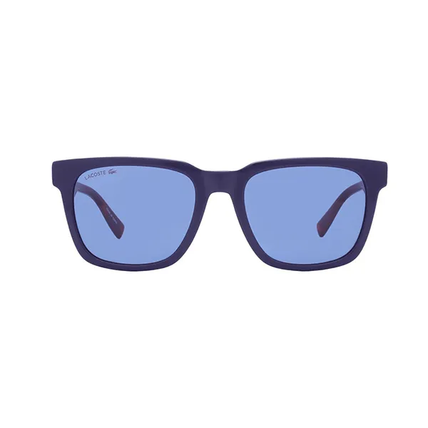 Kính Mát Nam Lacoste Blue Square Men's Sunglasses L996S 400 54 Màu Xanh Havana
