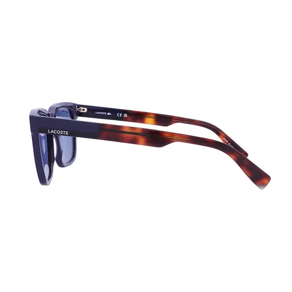 Kính Mát Nam Lacoste Blue Square Men's Sunglasses L996S 400 54 Màu Xanh Havana