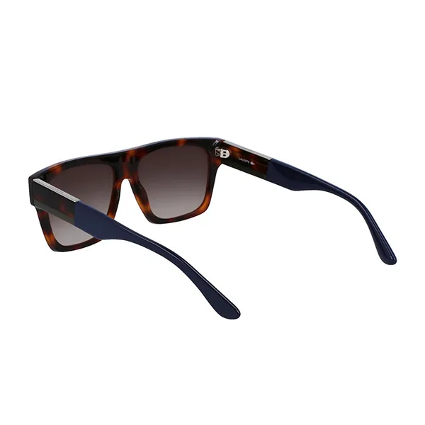 Kính Mát Nam Lacoste Brown Gradient Browline Men Sunglasses L984S 240 57 Màu Nâu Havana