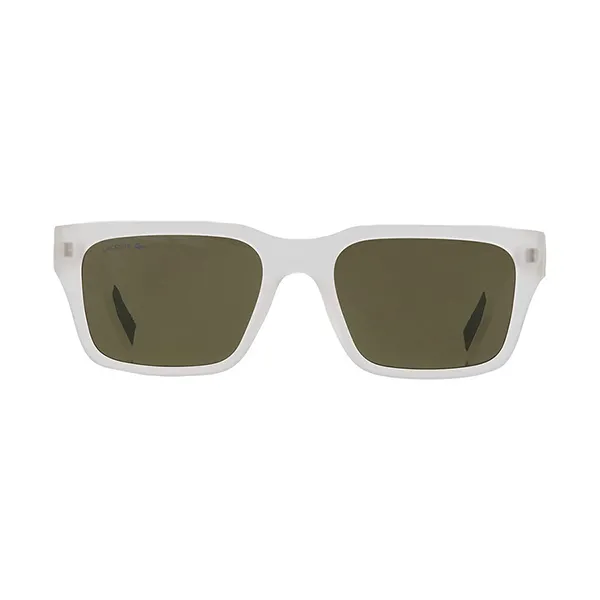 Kính Mát Nam Lacoste Dark Grey Square Men's Sunglasses L6004S 970 55 Màu Xám/Trắng