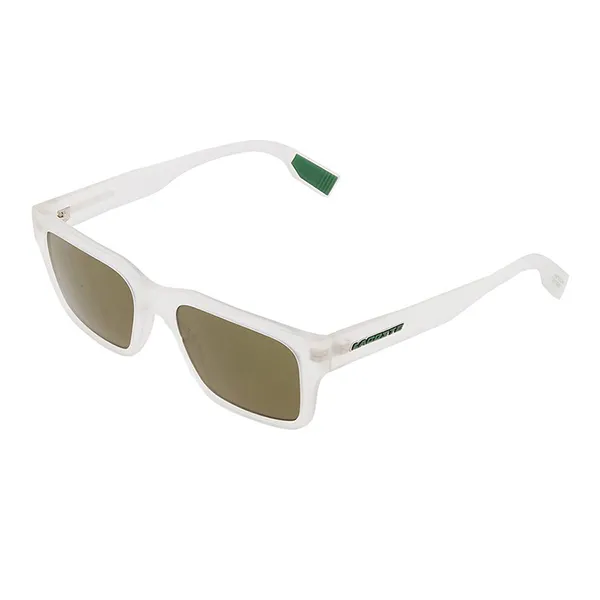 Kính Mát Nam Lacoste Dark Grey Square Men's Sunglasses L6004S 970 55 Màu Xám/Trắng