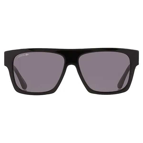 Kính Mát Nam Lacoste Grey Browline Men's Sunglasses L984S 001 57 Màu Đen Xám