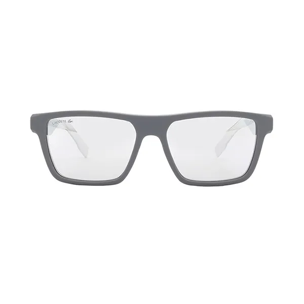 Kính Mát Nam Lacoste Grey Square Men's Sunglasses L998S 022 55 Màu Đen Xám