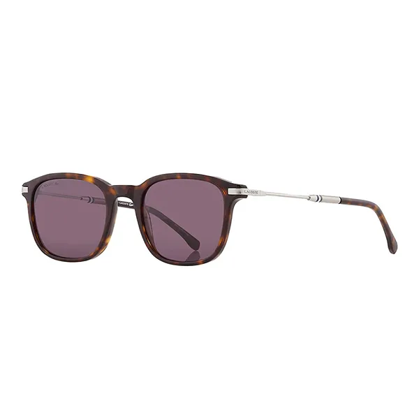 Kính Mát Nam Lacoste Square Men Sunglasses L992S 240 51 Màu Xám/Havana