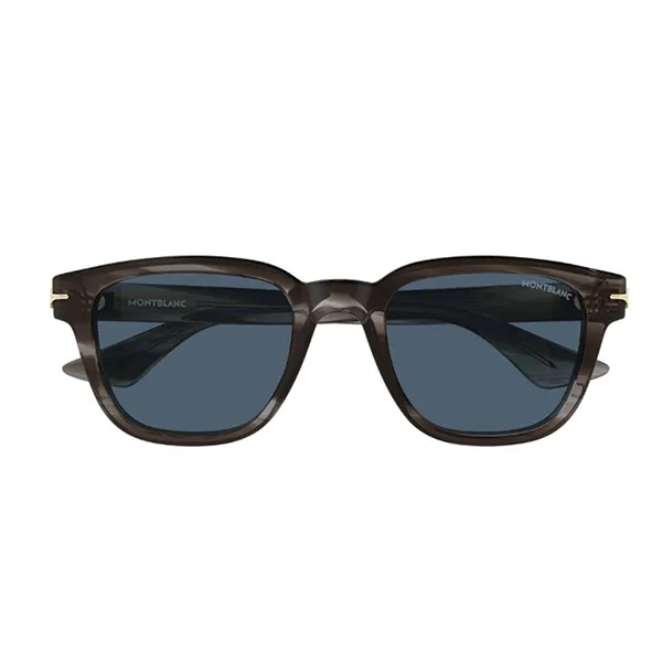 Kính Mát Nam Montblanc Sunglasses MB0302S 011 Màu Xanh/Havana