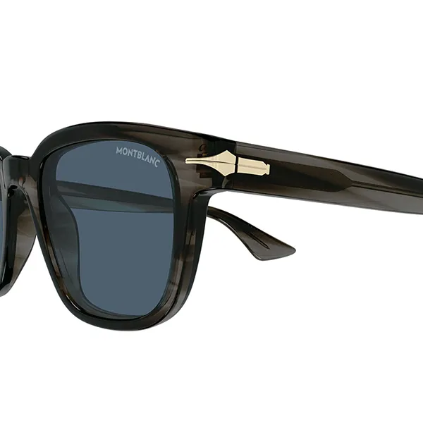 Kính Mát Nam Montblanc Sunglasses MB0302S 011 Màu Xanh/Havana
