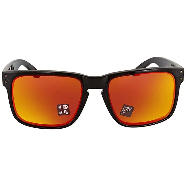 Kính Mát Nam Oakley Holbrook Prizm Ruby Polarized Square Men Sunglasses OO9102 9102F1 57 Màu Cam/Đen