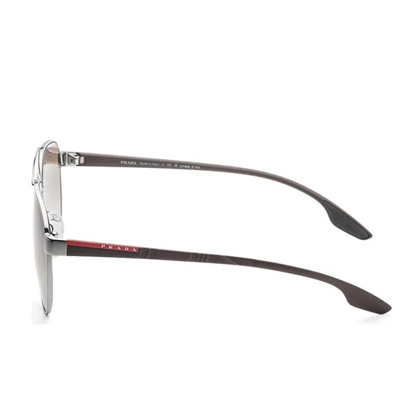 Kính Mát Nam Prada Linea Rossa Men's Polarized Aviator Sunglasses PS54TS-5AV1X161 Màu Xám