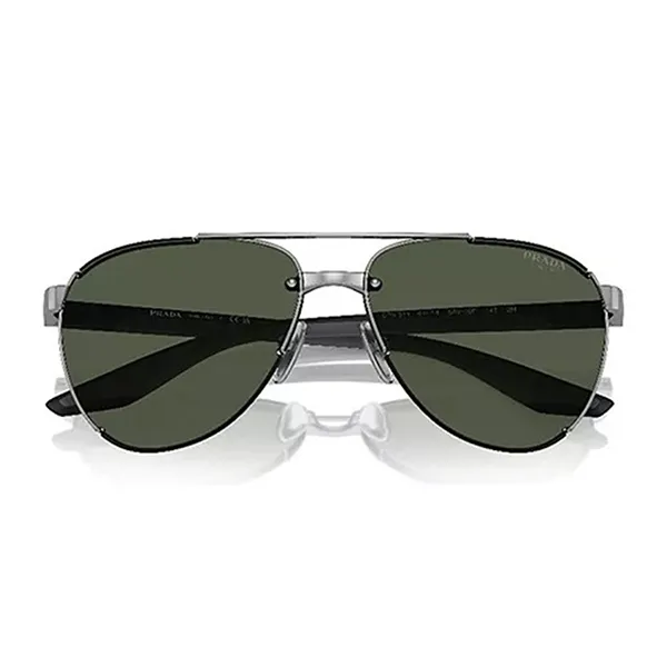 Kính Mát Nam Prada Linea Rossa Sunglasses Light Green Tuning PS51YS 5AV50F 61 Màu Xanh Xám