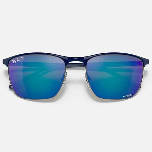 Kính Mát Nam Rayban Genuine Sunglasses 3686 Polarized RB3686 92044L Màu Xanh Đen