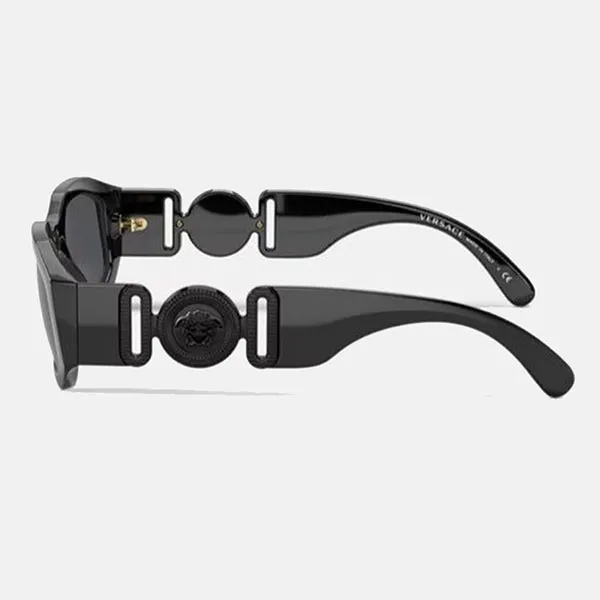 Kính Mát Nam Versace Men's Black Sunglasses Màu Đen