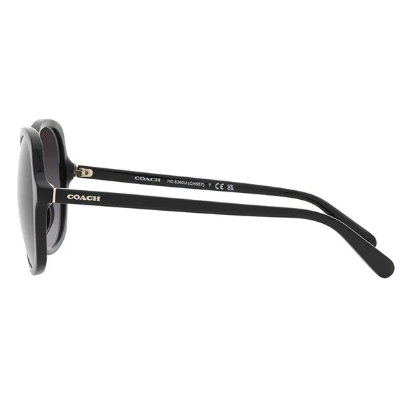 Kính Mát Nữ Coach Grey Gradient Butterfly Sunglasses HC8360U 50028G Màu Xám/Đen