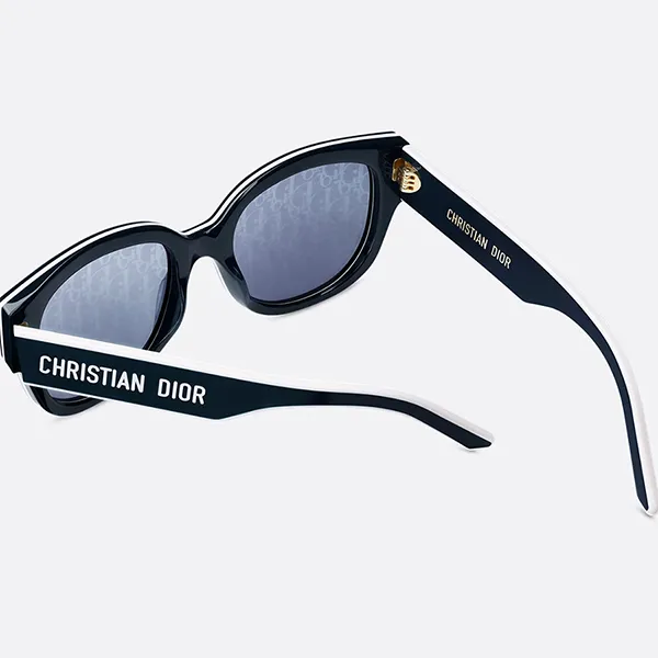 Kính Mát Nữ Dior Sunglasses DiorPacific B2I 30B8 Navy Blue Round Màu Xanh Đậm