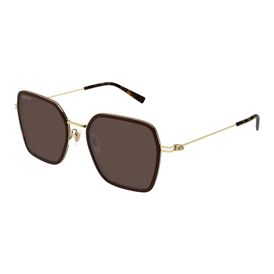 Kính Mát Nữ Gucci GG1850SA 003 Màu Nâu Vàng