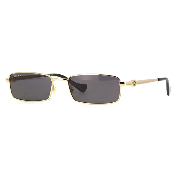 Kính Mát Nữ Gucci Gold Rectangular Sunglasses GG1600S 001 Màu Vàng Đen