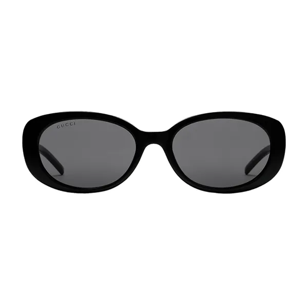 Kính Mát Nữ Gucci Special Fit Oval Sunglasses ‎GG1684SA 0012 Màu Đen Xám