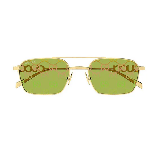Kính Mát Nữ Gucci Sunglasses GG1804S 002 Màu Xanh Vàng