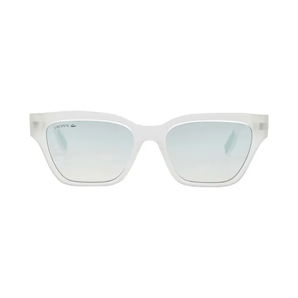 Kính Mát Nữ Lacoste Blue Rectangular Ladies Sunglasses L6002S 970 53 Màu Xanh/ Trong Suốt