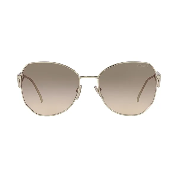 Kính Mát Nữ Prada Sunglasses SPR57Y ZVN3D0 Gold Frame/ Brown Lenses Màu Nâu Vàng