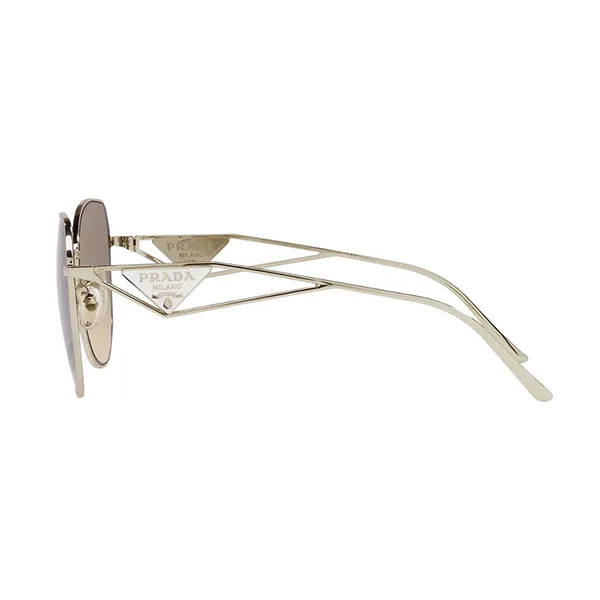 Kính Mát Nữ Prada Sunglasses SPR57Y ZVN3D0 Gold Frame/ Brown Lenses Màu Nâu Vàng