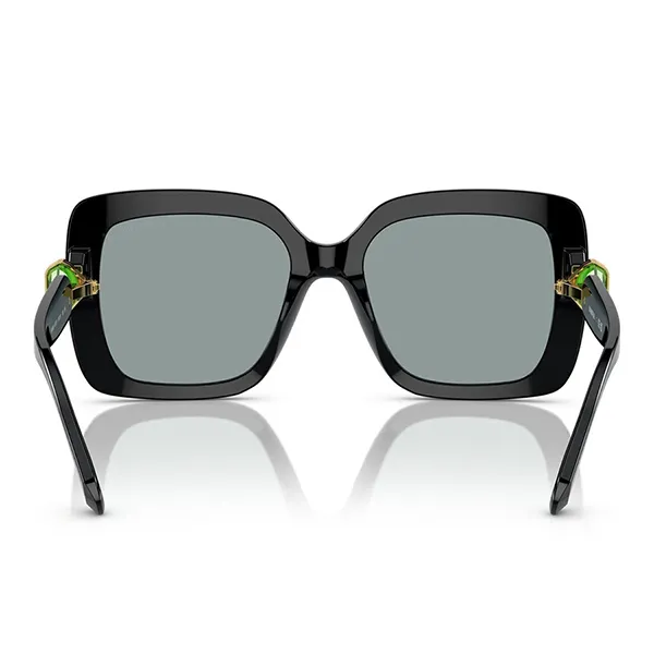 Kính Mát Nữ Swarovski Black Dark Grey Lenses SK6001 1001/1 55 Màu Đen Xám