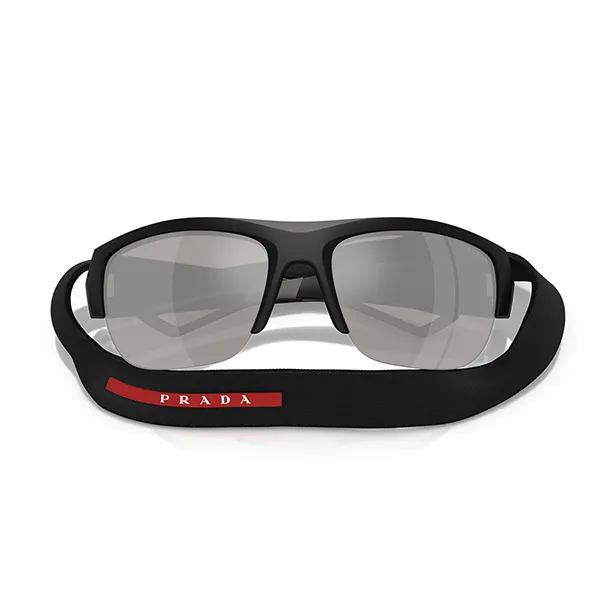 Kính Mát Nam Prada Linea Rossa Sunglasses PS A01S 1BO05A Màu Xám/Đen