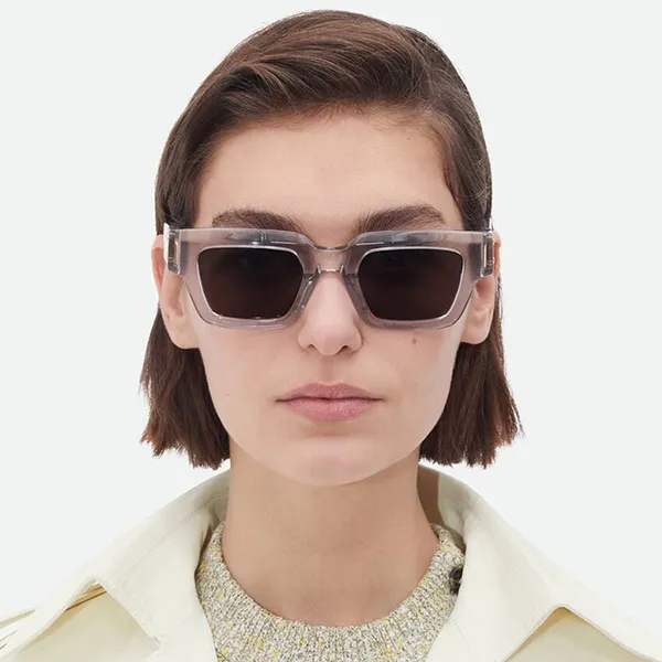 Kính Mát Unisex Bottega Veneta Sunglasses BV1230S 001 Màu Xám