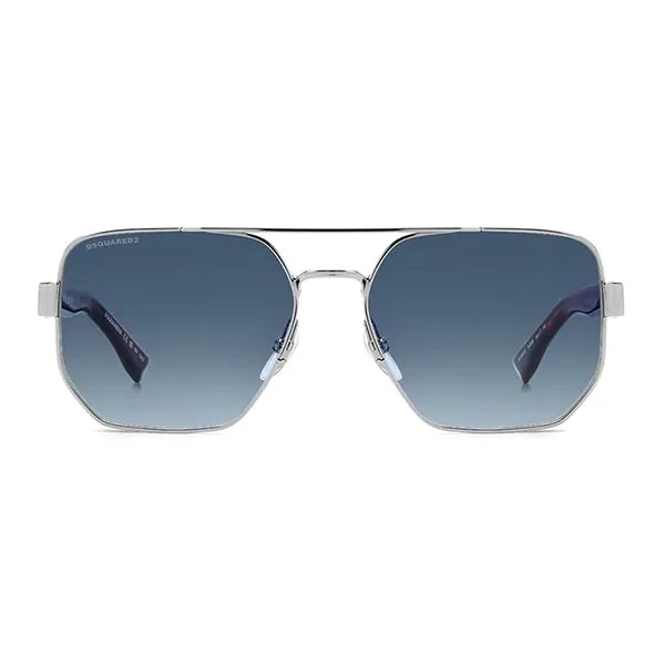 Kính Mát Unisex Dsquared2 Modern Sunglasses D2 0083/S 0OS Dkruth Horn Màu Xanh Bạc