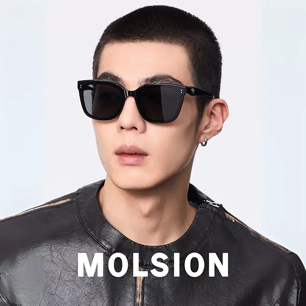 Kính Mát Unisex Molsion Sunglasses MS3112 C11 Màu Xám