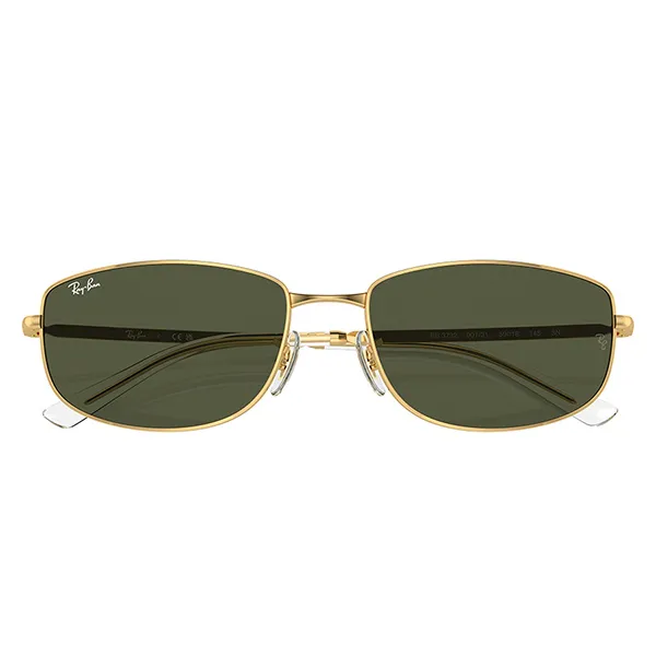 Kính Mát Unisex Rayban Sunglasses 0RB3732 001/3156 Màu Xanh/Vàng Gold