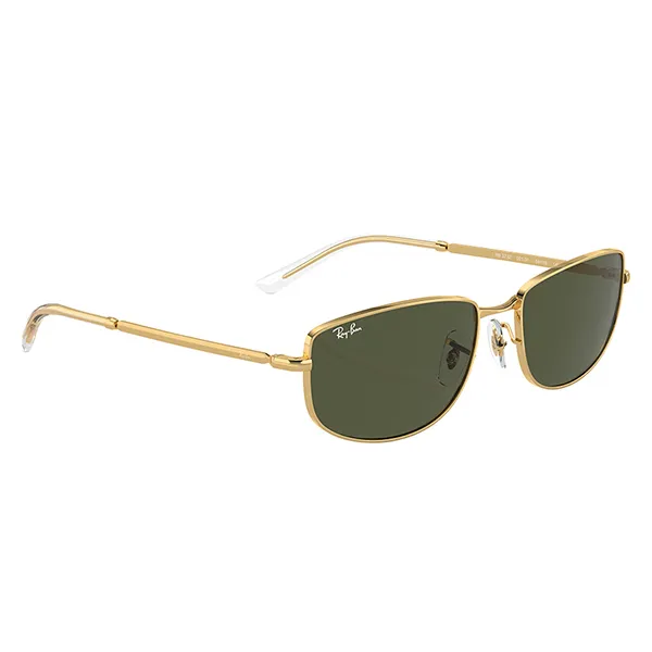 Kính Mát Unisex Rayban Sunglasses 0RB3732 001/3156 Màu Xanh/Vàng Gold