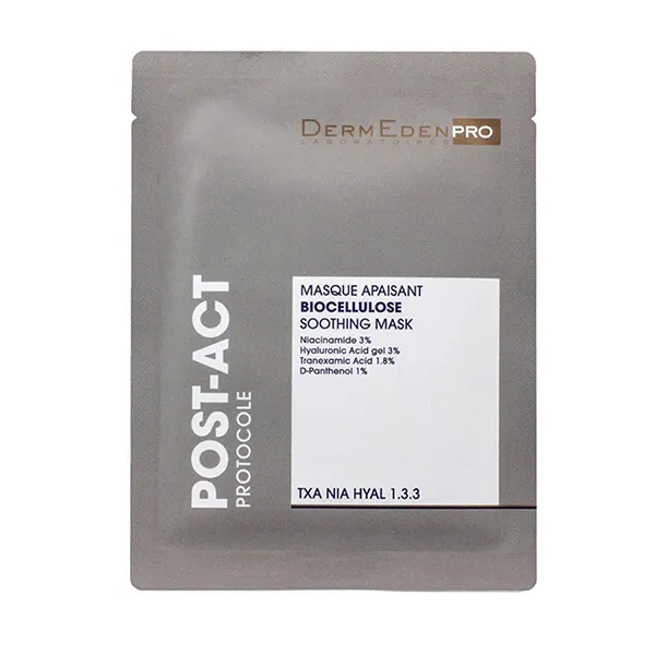 Mặt Nạ Hỗ Trợ Cấp Ẩm Phục Hồi Chuyên Sâu Dermeden Biocellulose (Hộp 5 Miếng x 25ml)