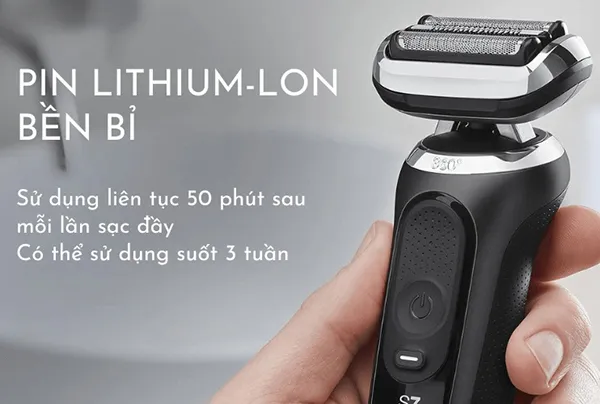 Máy Cạo Râu Braun Series 7 - 72G7500CC Màu Đen
