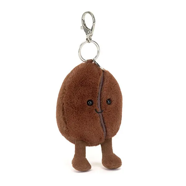 Móc Khóa Jellycat Amuseables Coffee Bean Màu Nâu