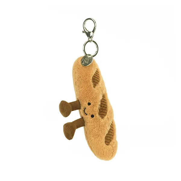Móc Khóa Jellycat Baguette Màu Nâu