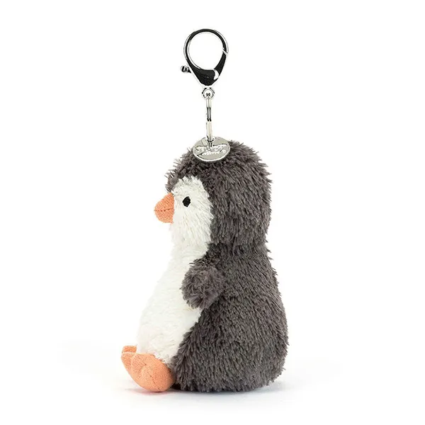 Móc Khóa Jellycat Penguin Màu Trắng Xám