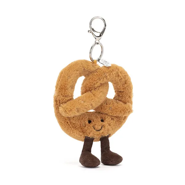 Móc Khóa Jellycat Pretzel Màu Nâu