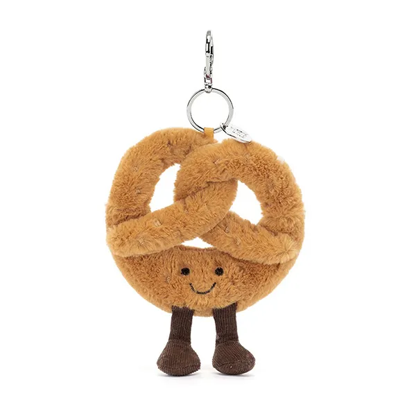 Móc Khóa Jellycat Pretzel Màu Nâu