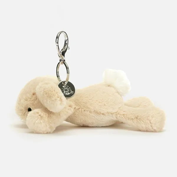 Móc Khóa Jellycat Smudge Rabbit Màu Kem