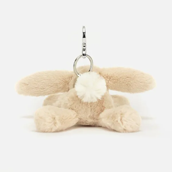 Móc Khóa Jellycat Smudge Rabbit Màu Kem