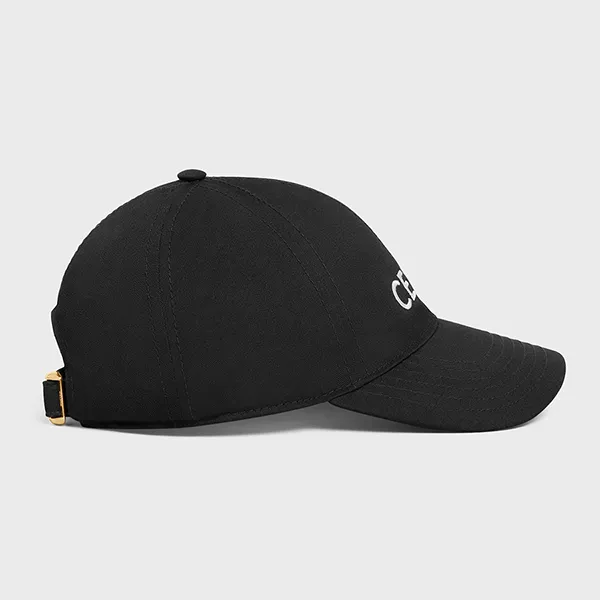 Mũ Celine Baseball Cap In Cotton 2AUA1969P.38NO Màu Đen Size S