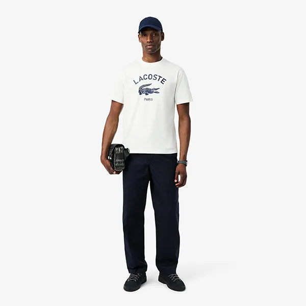 Mũ Lacoste Organic Cotton Twill Unisex Cap RK0440 166 Màu Xanh Navy