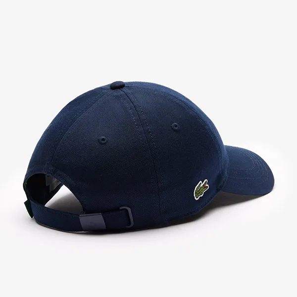 Mũ Lacoste Organic Cotton Twill Unisex Cap RK0440 166 Màu Xanh Navy