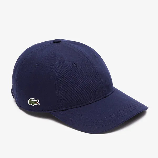 Mũ Lacoste Organic Cotton Twill Unisex Cap RK0440 166 Màu Xanh Navy