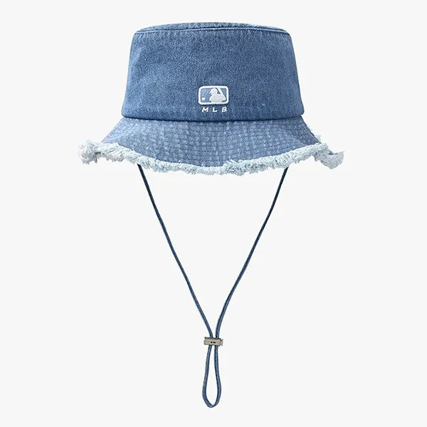 Mũ MLB Colored Denim Safari Bucket Hat New York Yankees 3AHTD025N-50BLL Màu Xanh Blue